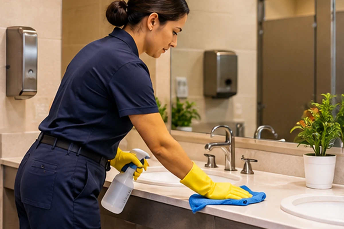 Restroom Cleaning & Sanitization
