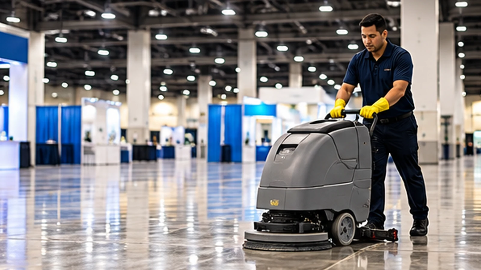 Floor care built for a full show day.