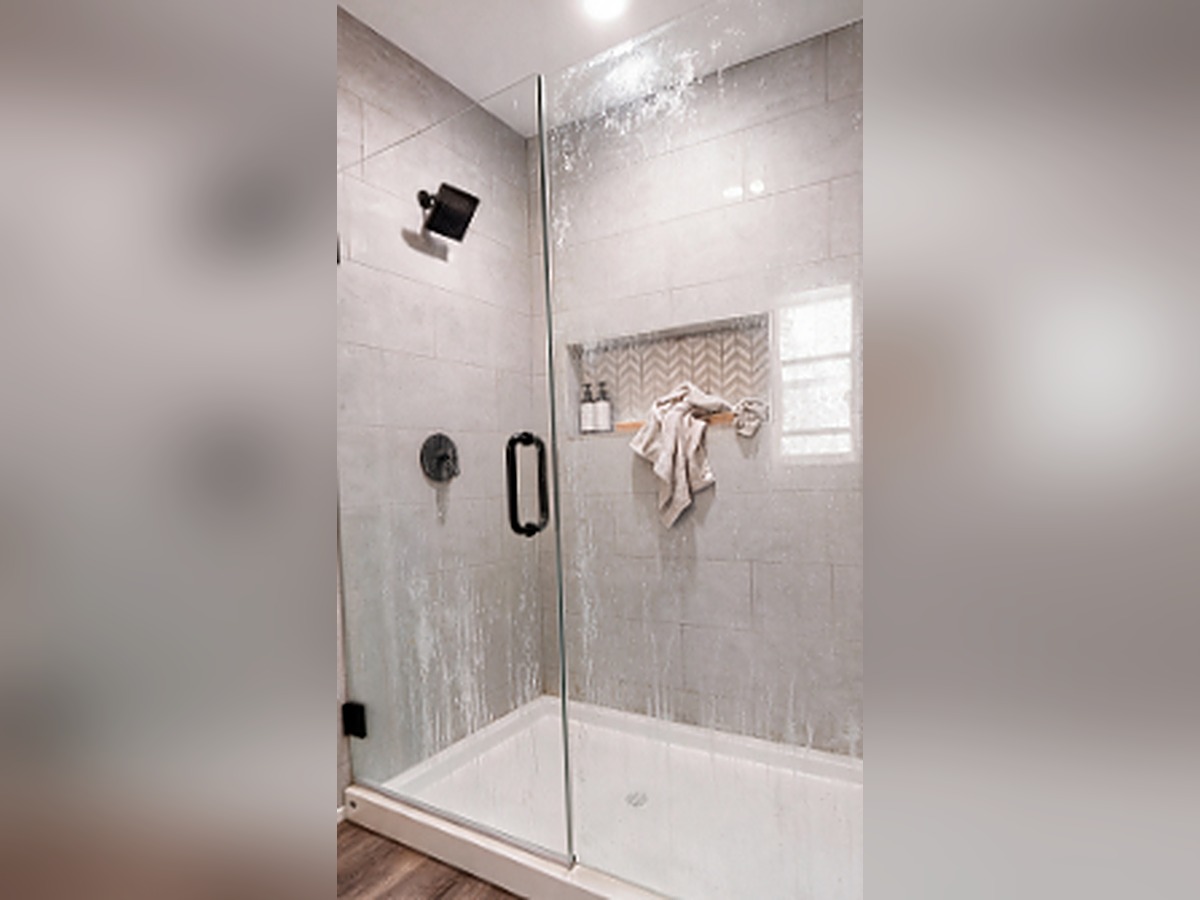 Bathroom Cleaning before
