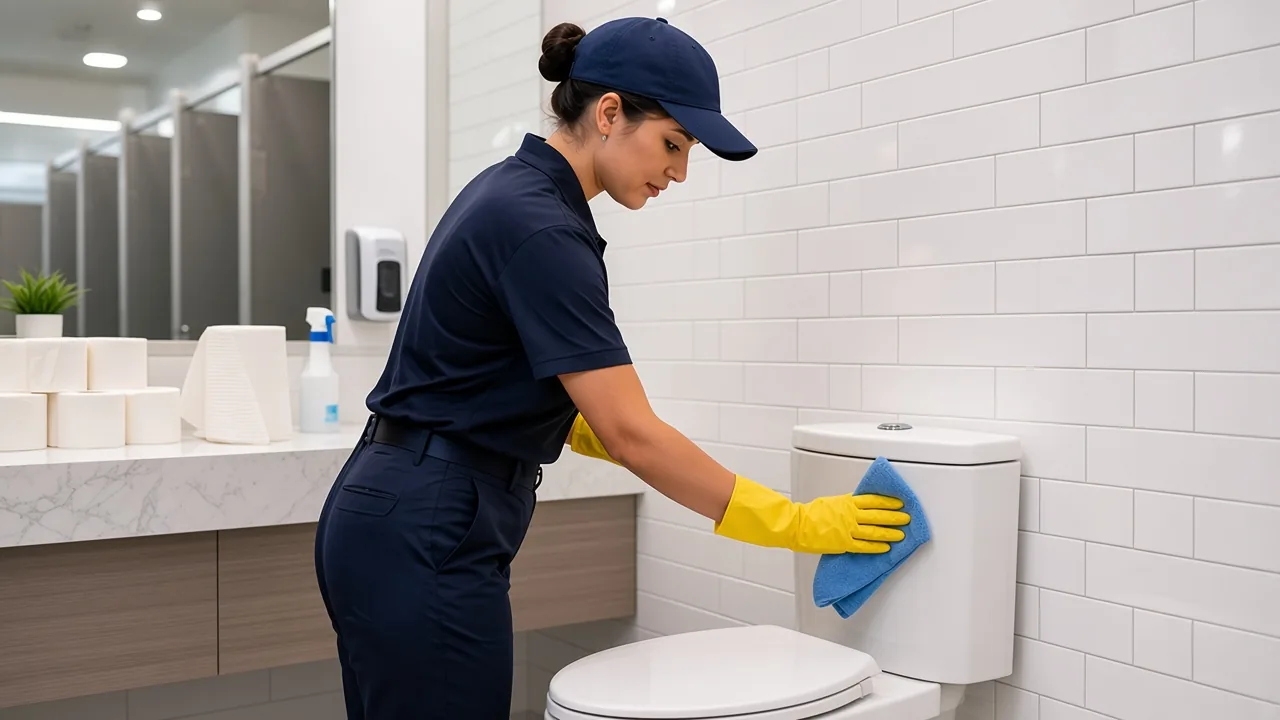 Restroom Cleaning & Sanitization