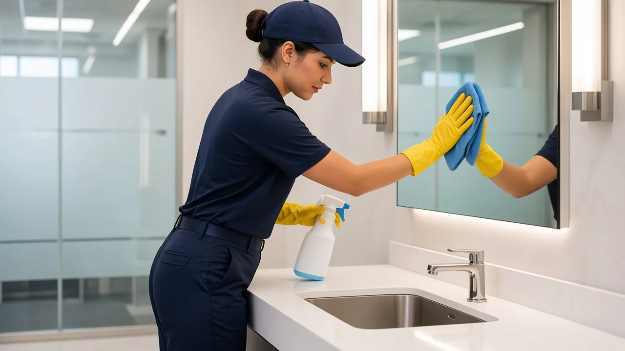 Restroom Cleaning & Sanitization
