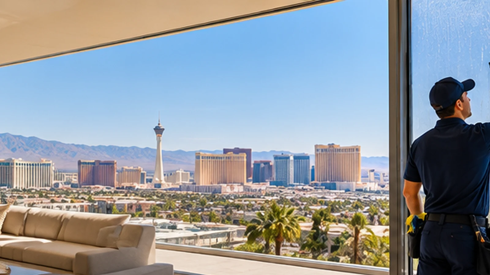 Clear glass for Las Vegas homes and storefronts.